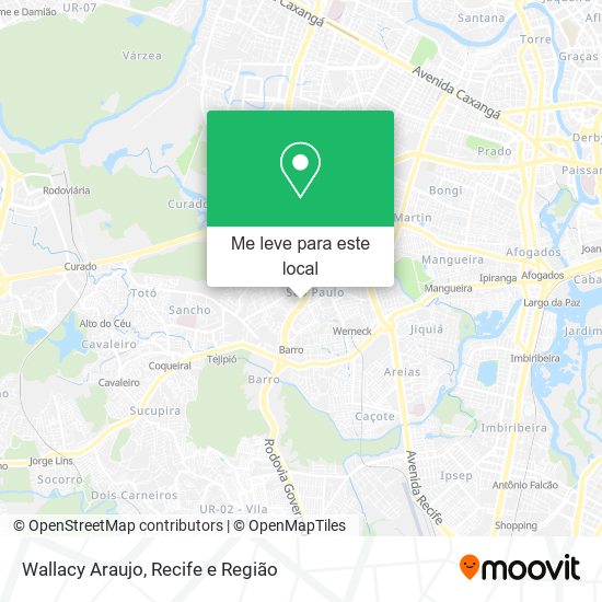 Wallacy Araujo mapa