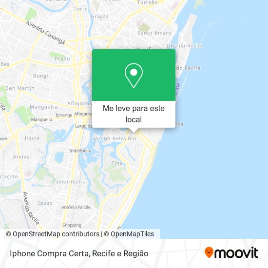 Iphone Compra Certa mapa