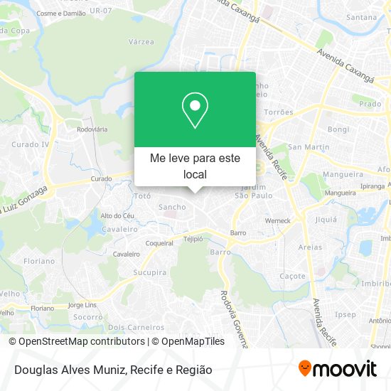 Douglas Alves Muniz mapa