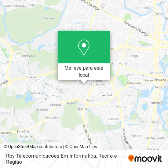 Rby Telecomunicacoes Em Informatica mapa