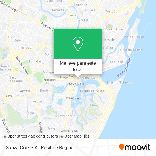 Souza Cruz S.A. mapa