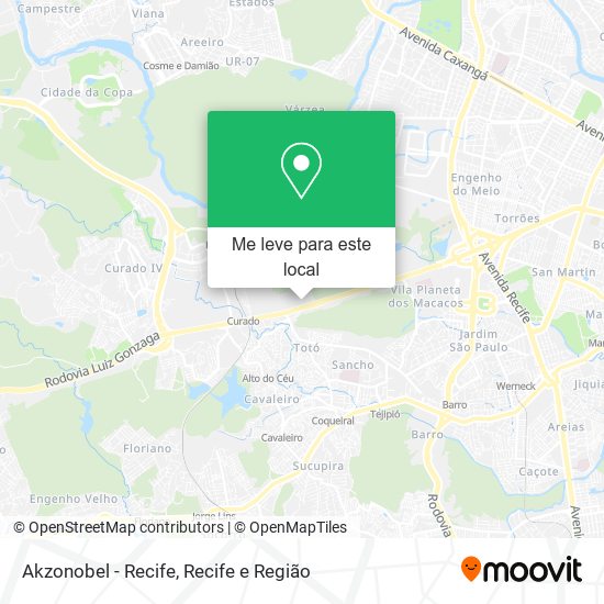 Akzonobel - Recife mapa