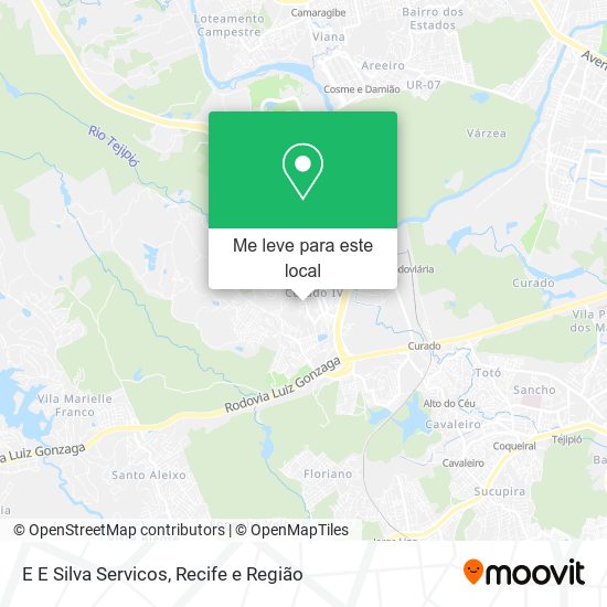 E E Silva Servicos mapa