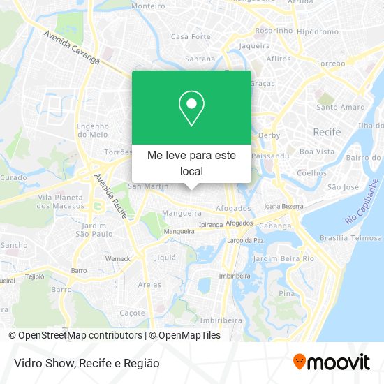 Vidro Show mapa