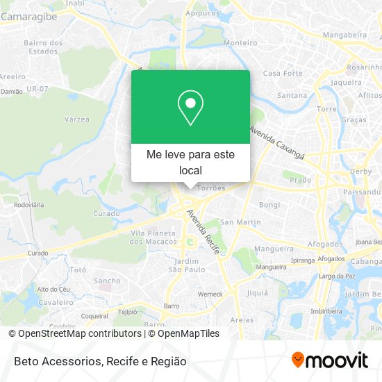 Beto Acessorios mapa