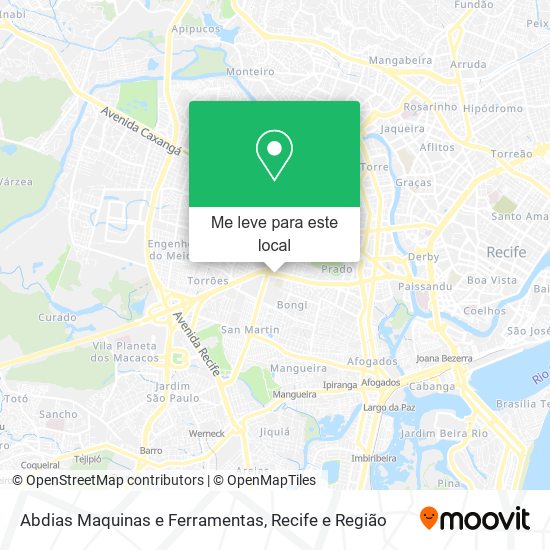 Abdias Maquinas e Ferramentas mapa