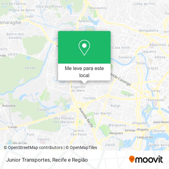 Junior Transportes mapa