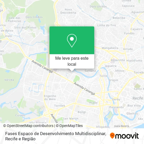 Fases Espaco de Desenvolvimento Multidisciplinar mapa