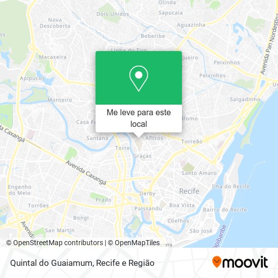 Quintal do Guaiamum mapa