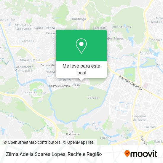 Zilma Adelia Soares Lopes mapa