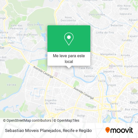 Sebastiao Moveis Planejados mapa