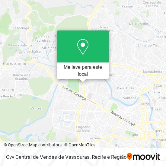 Cvv Central de Vendas de Vassouras mapa