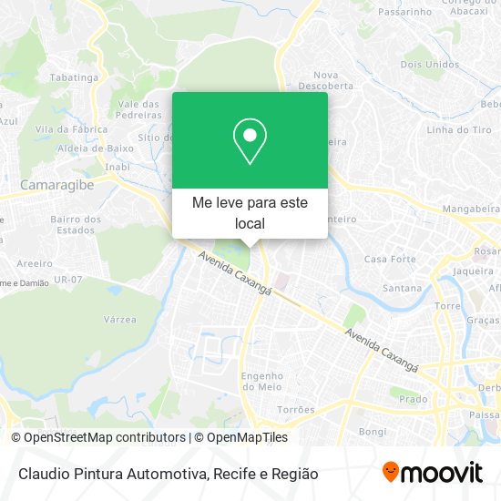 Claudio Pintura Automotiva mapa