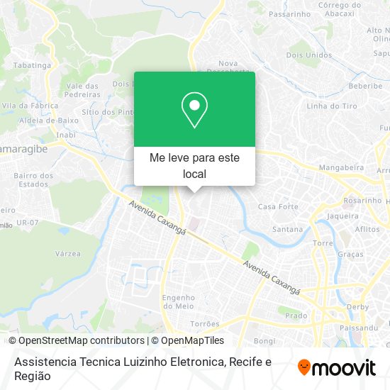 Assistencia Tecnica Luizinho Eletronica mapa