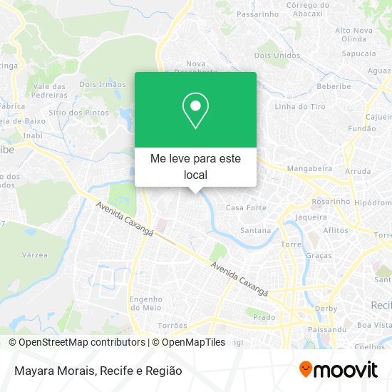 Mayara Morais mapa