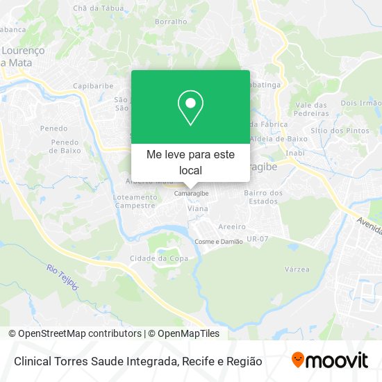 Clinical Torres Saude Integrada mapa