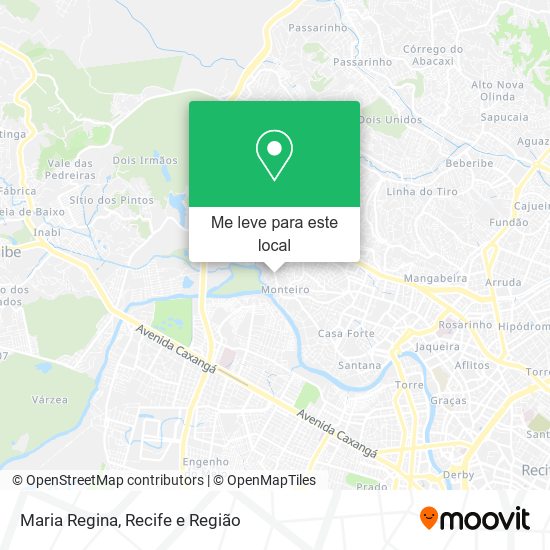 Maria Regina mapa