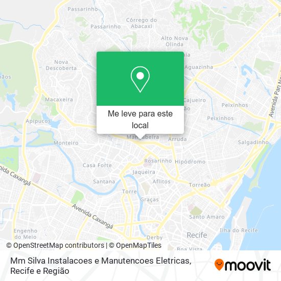 Mm Silva Instalacoes e Manutencoes Eletricas mapa