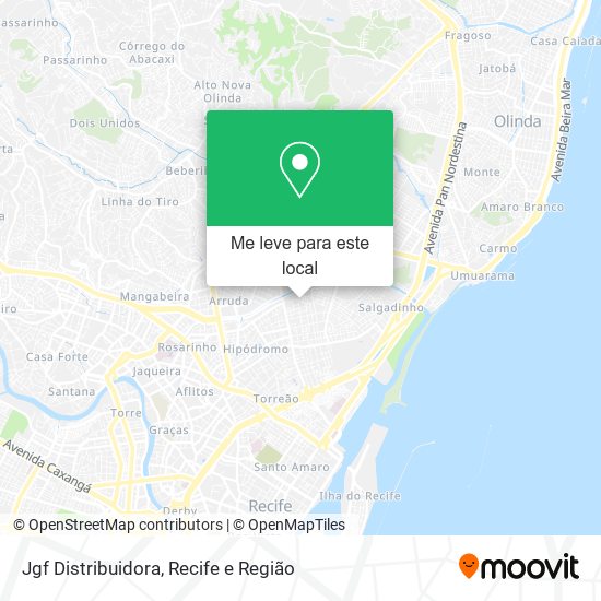 Jgf Distribuidora mapa