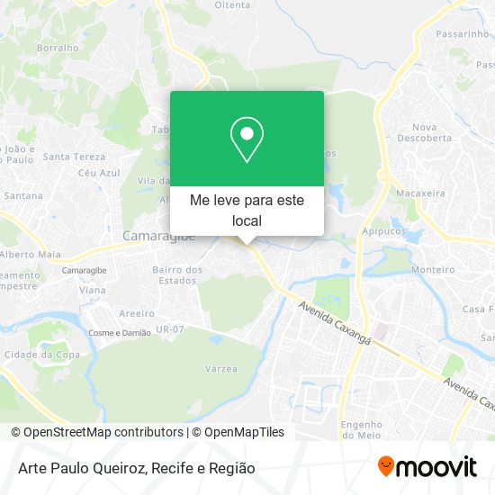Arte Paulo Queiroz mapa