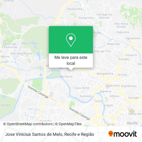 Jose Vinicius Santos de Melo mapa