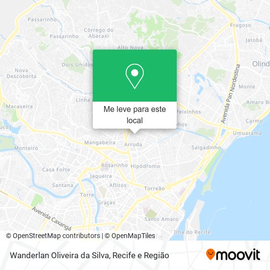 Wanderlan Oliveira da Silva mapa
