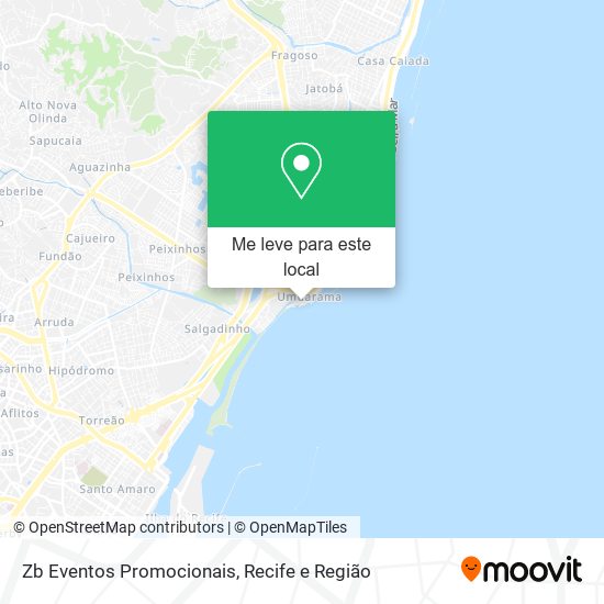 Zb Eventos Promocionais mapa