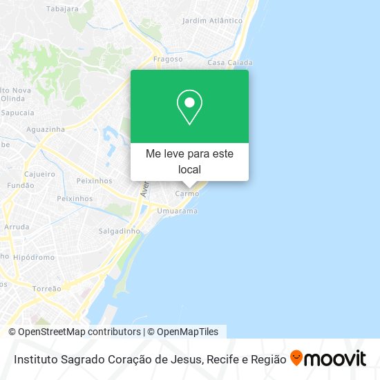 Instituto Sagrado Coração de Jesus mapa