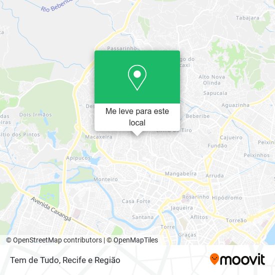 Tem de Tudo mapa