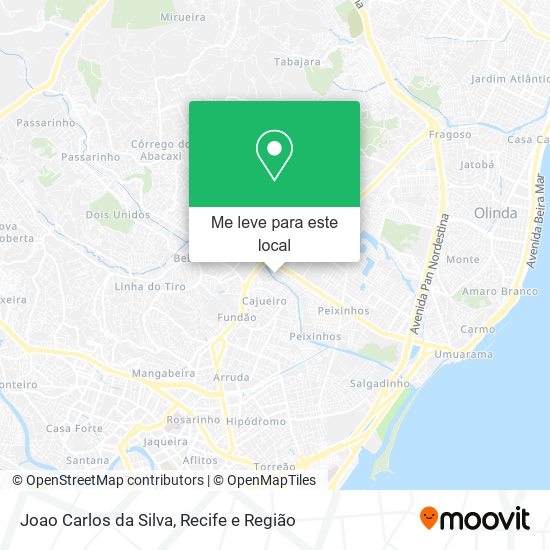 Joao Carlos da Silva mapa