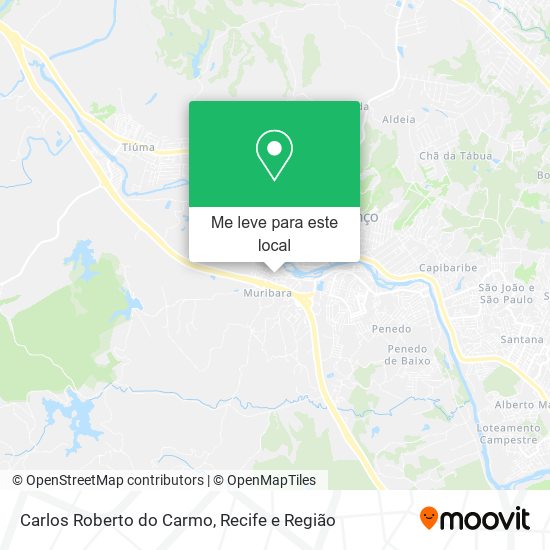 Carlos Roberto do Carmo mapa