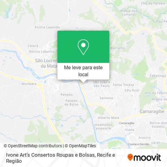 Ivone Art's Consertos Roupas e Bolsas mapa