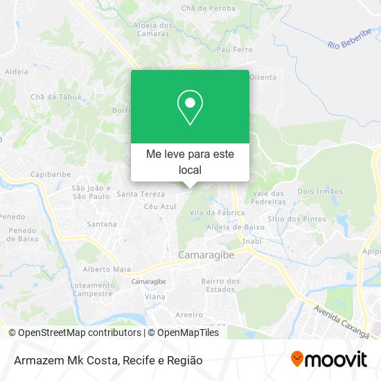 Armazem Mk Costa mapa