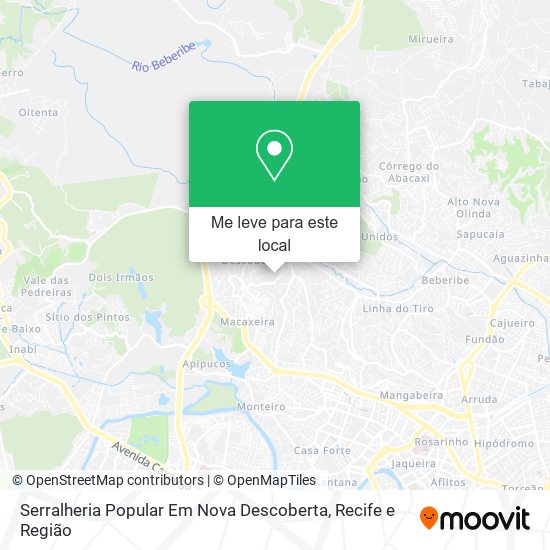 Serralheria Popular Em Nova Descoberta mapa