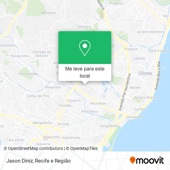 Jason Diniz mapa