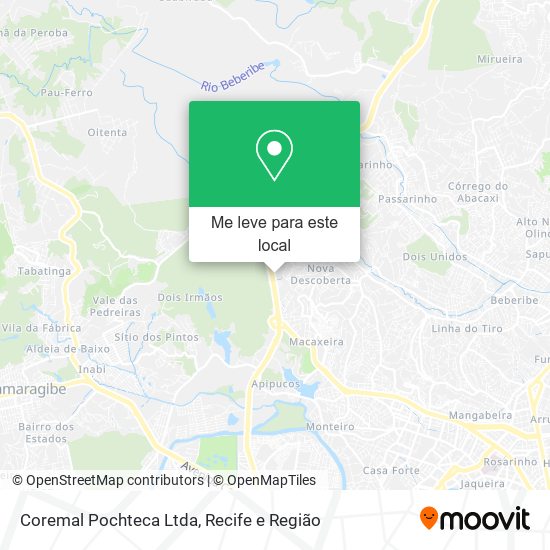 Coremal Pochteca Ltda mapa