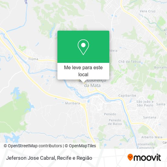 Jeferson Jose Cabral mapa