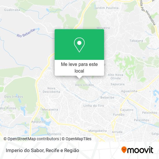 Imperio do Sabor mapa