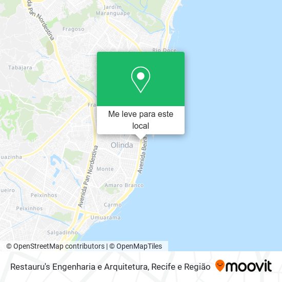 Restauru's Engenharia e Arquitetura mapa