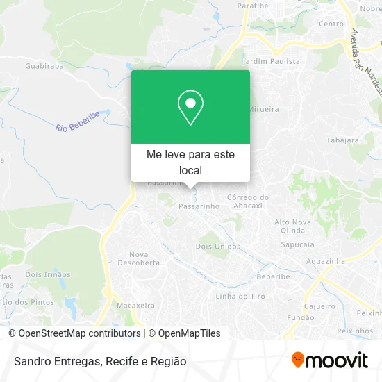 Sandro Entregas mapa