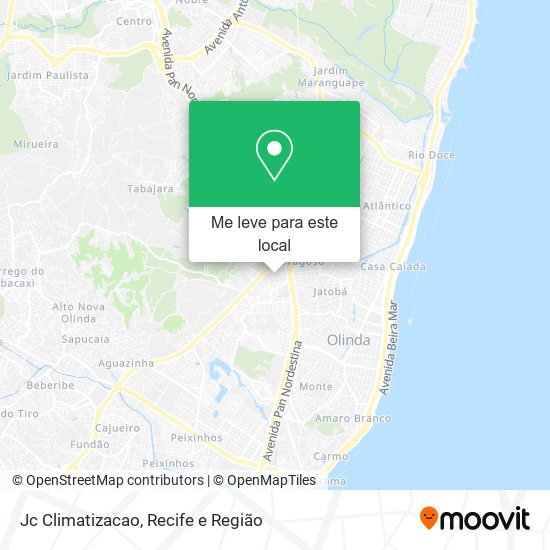 Jc Climatizacao mapa