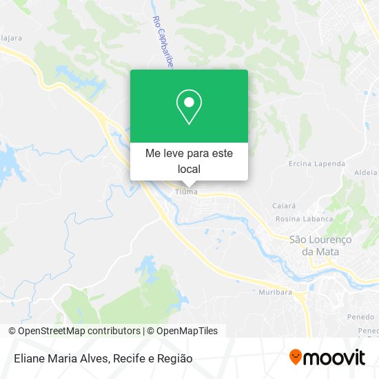Eliane Maria Alves mapa