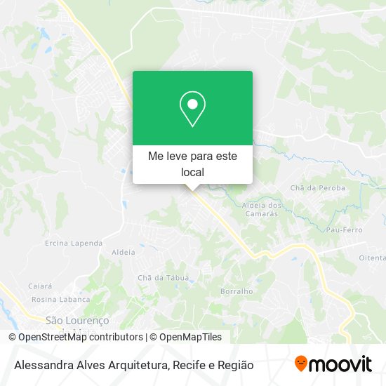 Alessandra Alves Arquitetura mapa