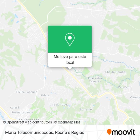 Maria Telecomunicacoes mapa