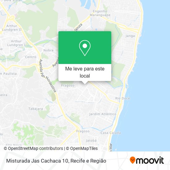 Misturada Jas Cachaca 10 mapa