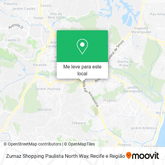 Zumaz Shopping Paulista North Way mapa