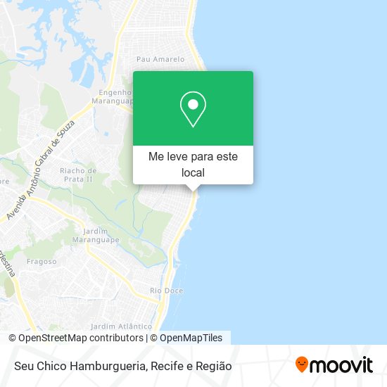 Seu Chico Hamburgueria mapa