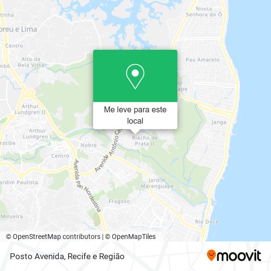 Posto Avenida mapa