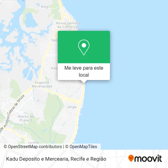 Kadu Deposito e Mercearia mapa