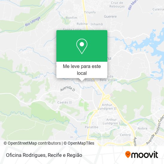 Oficina Rodrigues mapa